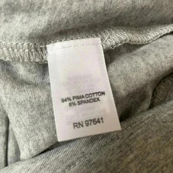 J. Jill Gray Perfect Pima Cotton Short Skirt Size Small Petite A-Line Stretch - Picture 6 of 7